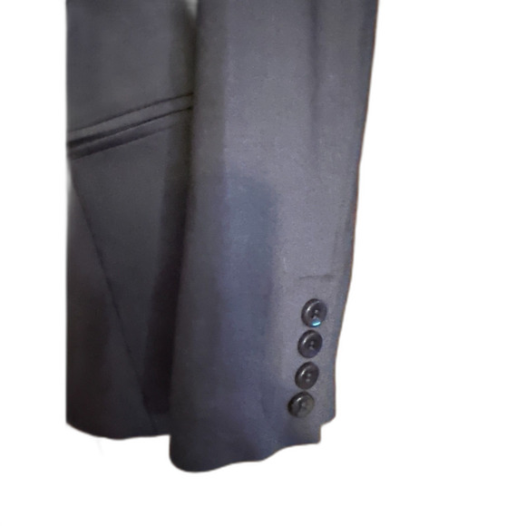Talbots Black 2 Button Lined Wool Blazer - Picture 4 of 5
